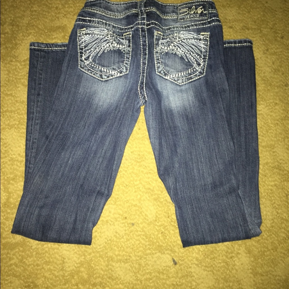 Silver jeans